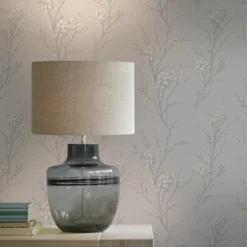 Laura Ashley Willow Dove Grey Floral Smooth Wallpaper -Paint and Painting Supplies Store laura ashley willow dove grey floral smooth wallpaper5011583467277 21i bq