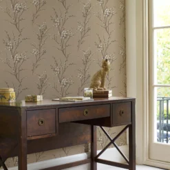 Laura Ashley Willow Neutral Floral Smooth Wallpaper -Paint and Painting Supplies Store laura ashley willow neutral floral smooth wallpaper5011583467185 21i bq